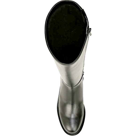 Sam Edelman Leather Womens Mable Riding Knee Tall Boots Black Gold Logo Sz 10.5 - Picture 4 of 9